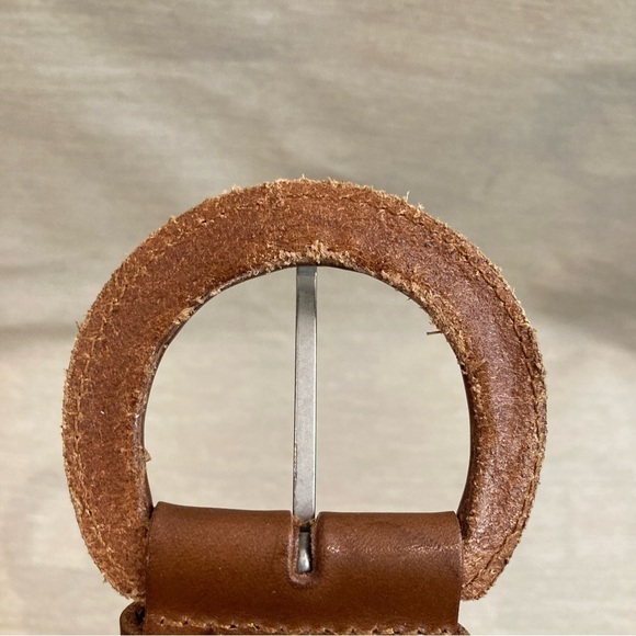 OLD NAVY Sz L Braided Studded Leather Round Buckle Bohemian Belt NEW W/ TAG - Picture 6 of 6